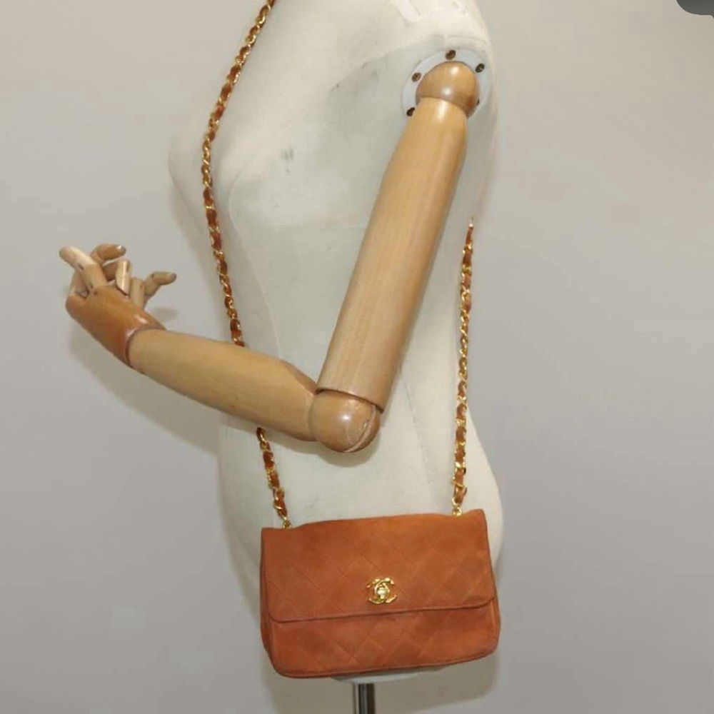 Chanel Tan Quilted Leather Shoulder Bag